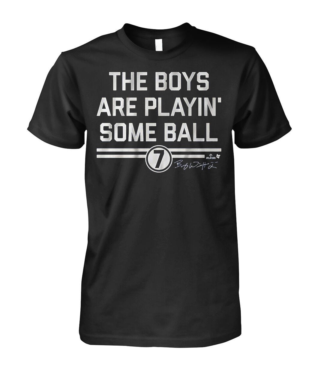 Bobby Witt Jr The Boys Are Playin' Some Ball Shirt