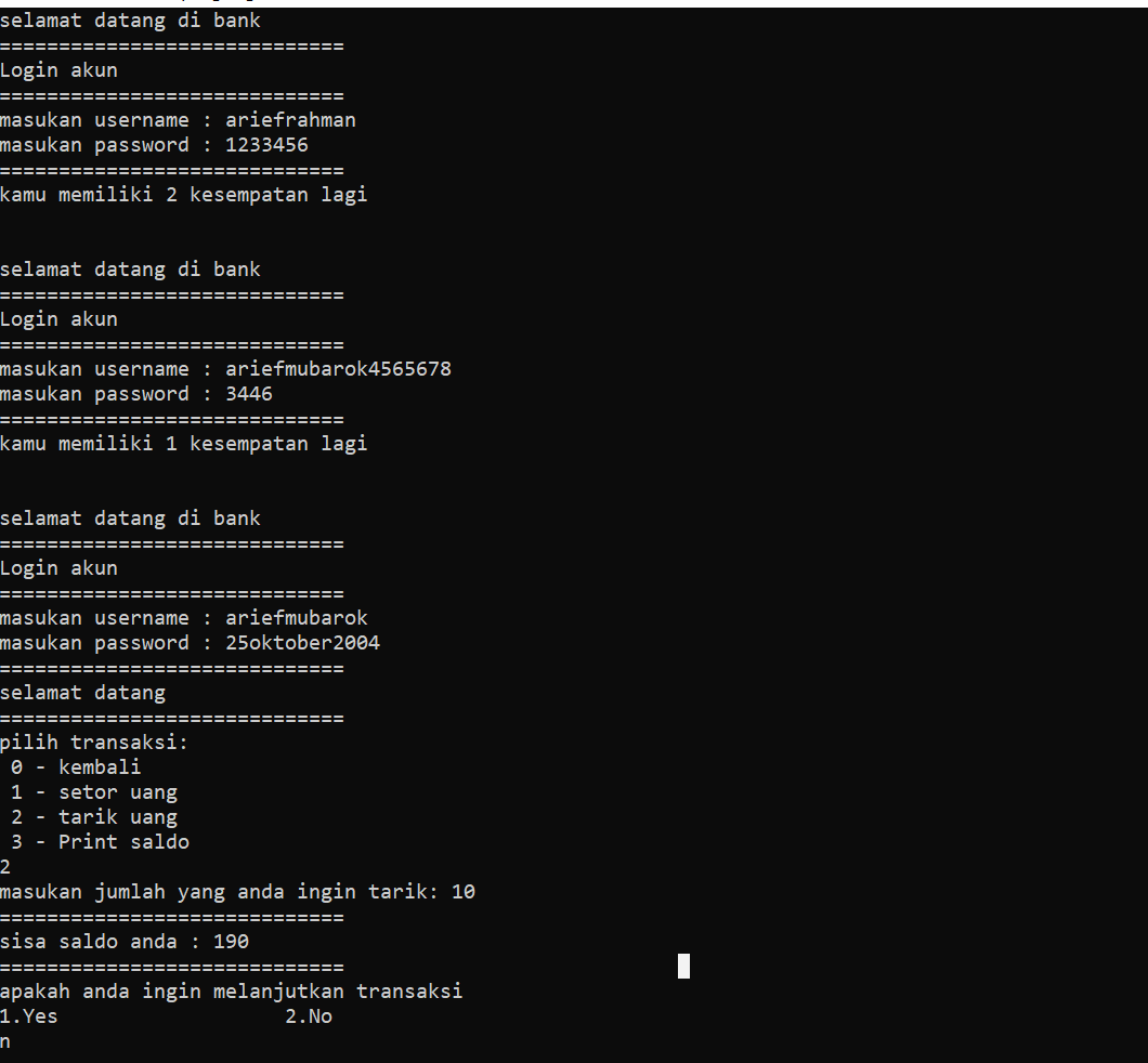 Program Login Bank dan Menentukan Tanggal Pada Hari Berikutnya C++ | by ...