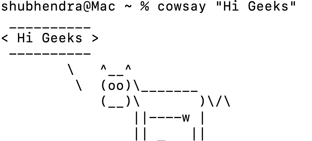 Let the Cow Say: Piping Your Program Output with Cowsay and Lolcat