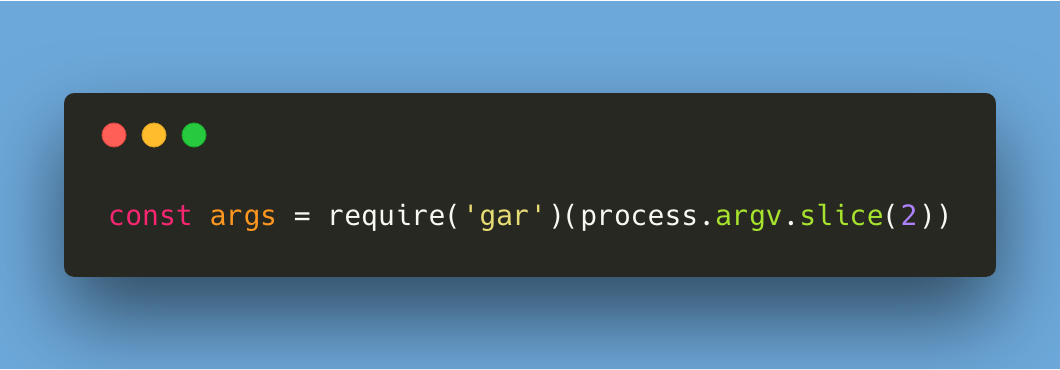 Parsing Command Line Arguments In Node js Using Gar By Ethan Davis 