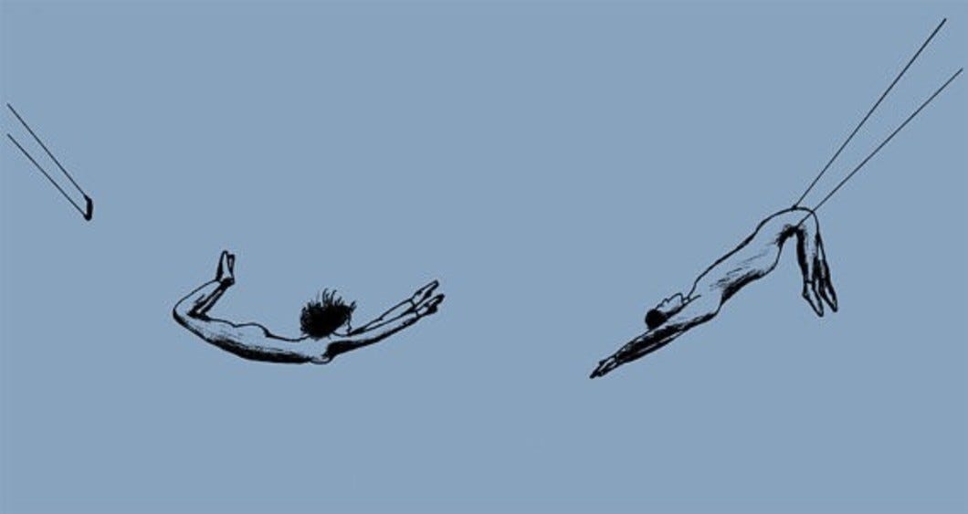 The Trapeze Act. A Poem on Relationships by Mateus Pelluchi The