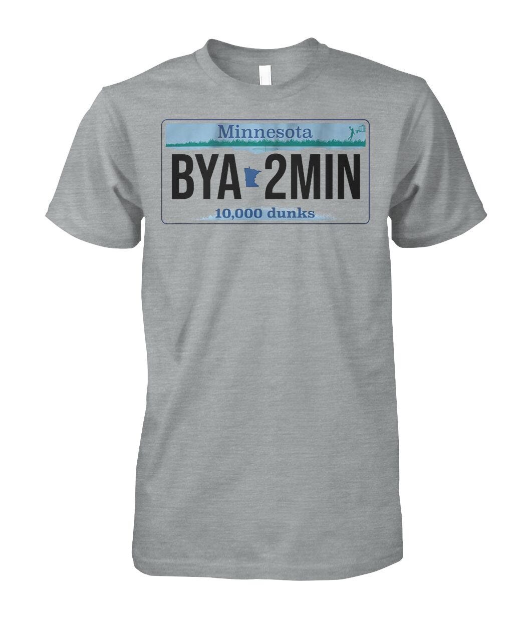 Minnesota BYA2MIN License Plate Shirt