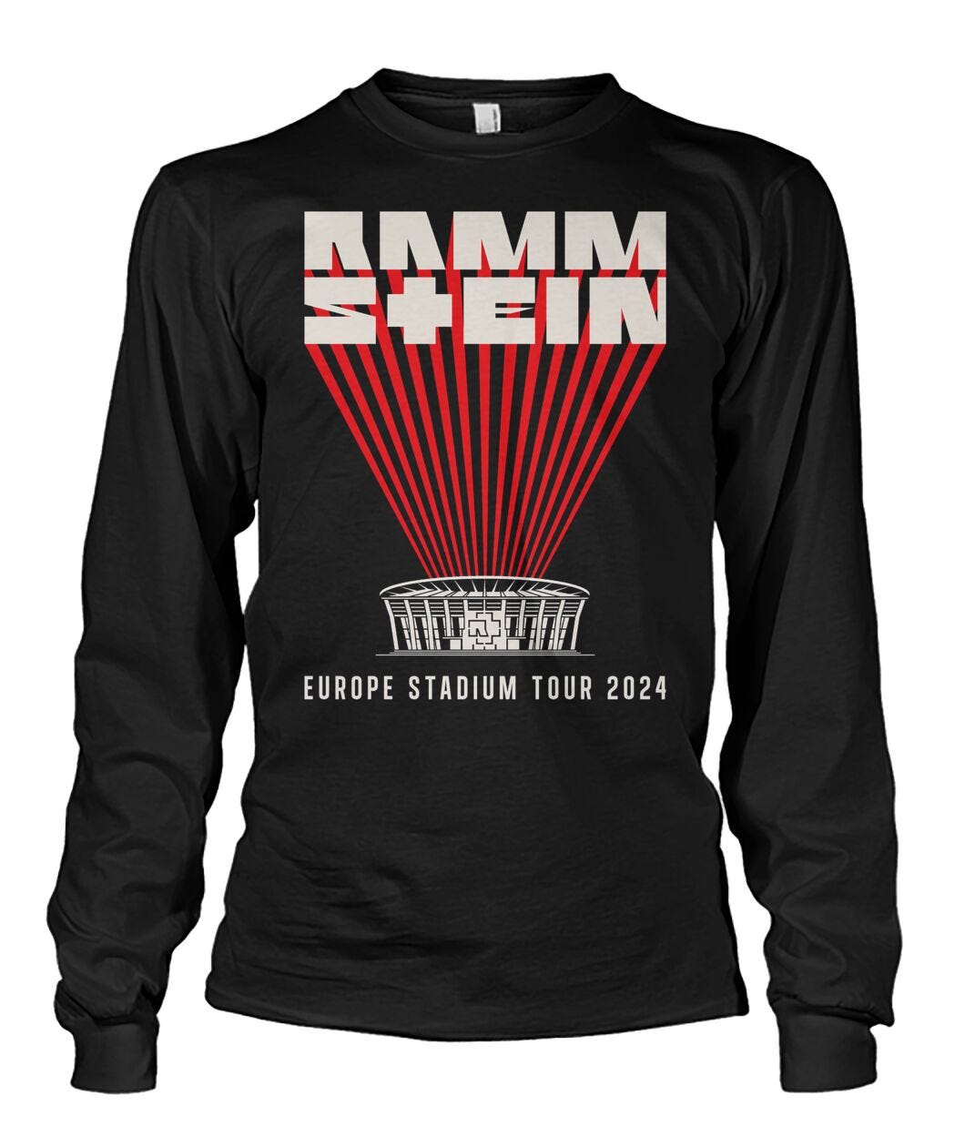 Rammstein Europe Stadium Tour 2024 T Shirt - Redbubbleme - Medium