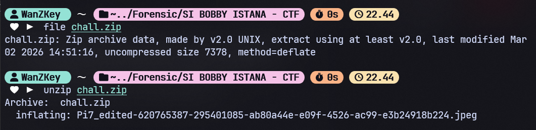 SI BOBBY ISTANA — CTF