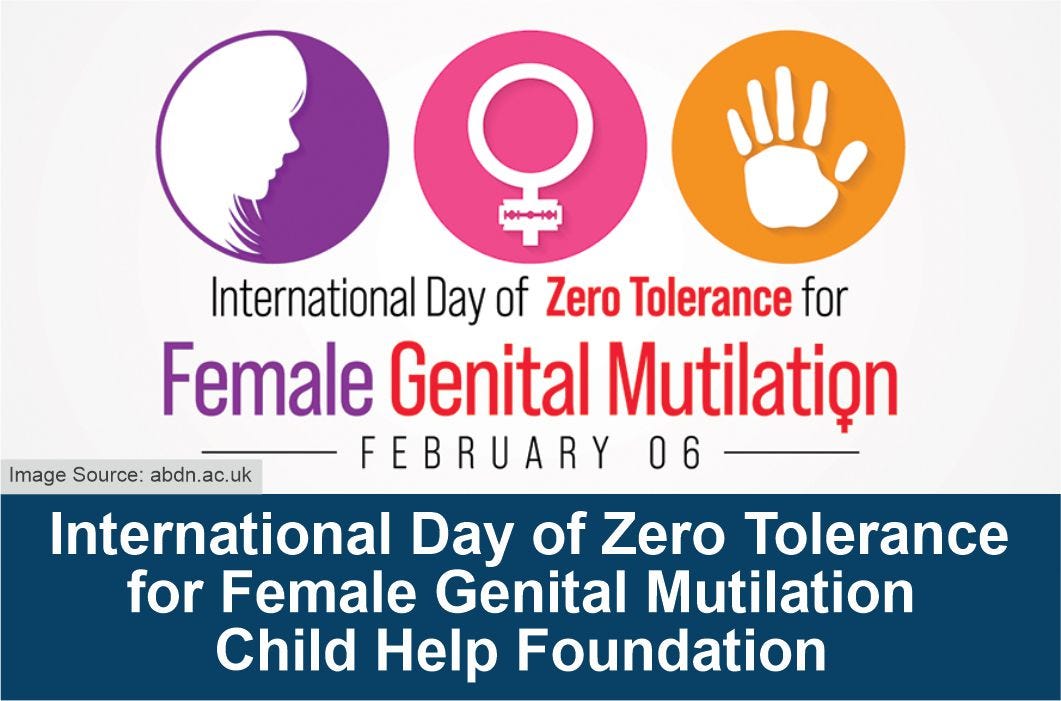 International Day of Zero Tolerance for Female Genital Mutilation: A Call to End a Harmful Practice
