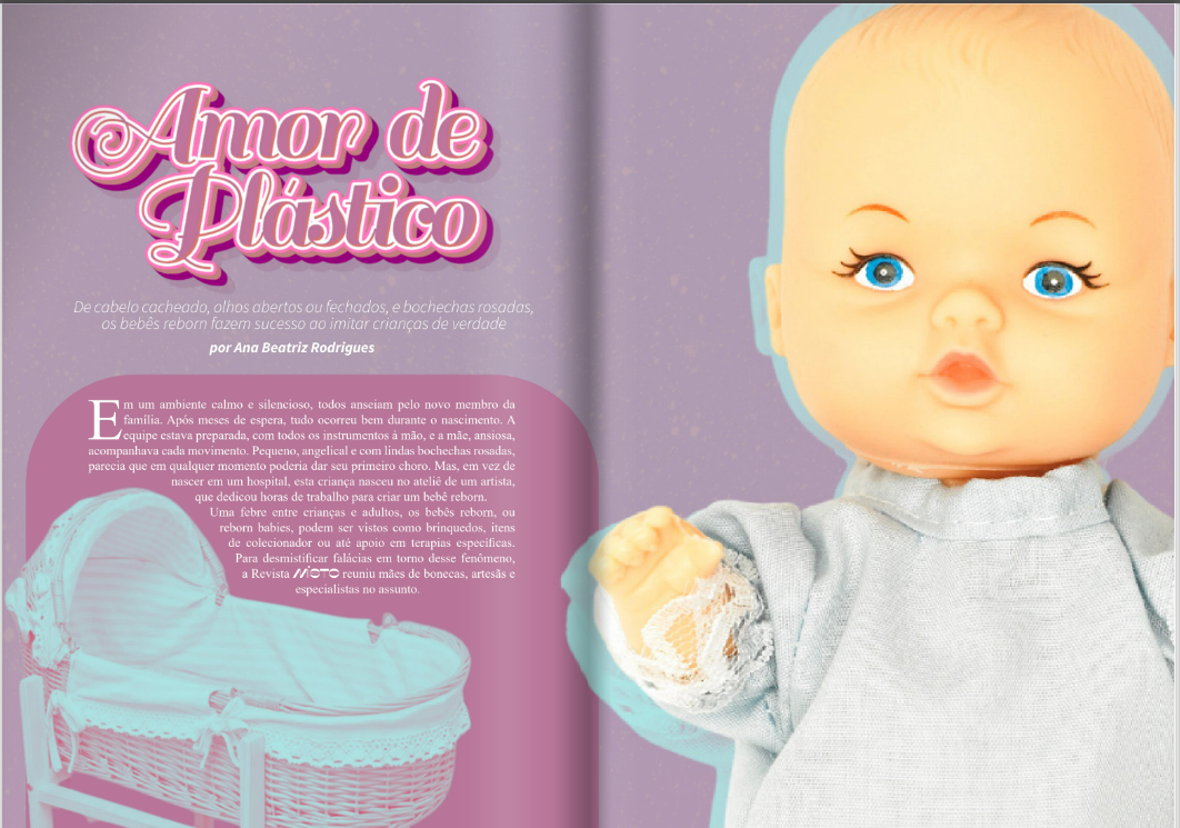 Capa da reportagem na Revista Misto. Clique aqui para ver a diagramação completa