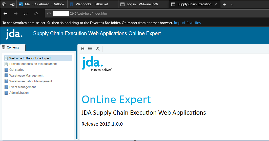 JDA WMS — How to access help content by Ali Ahmed Medium