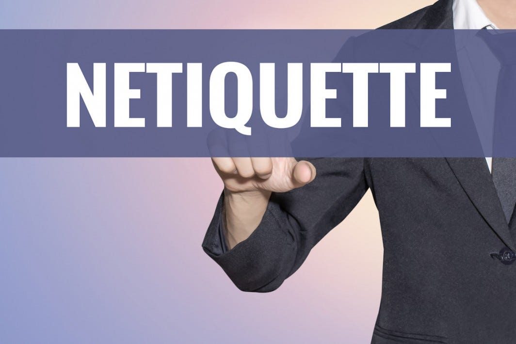 Practicing netiquette in the printing industry by Catalina Morillo