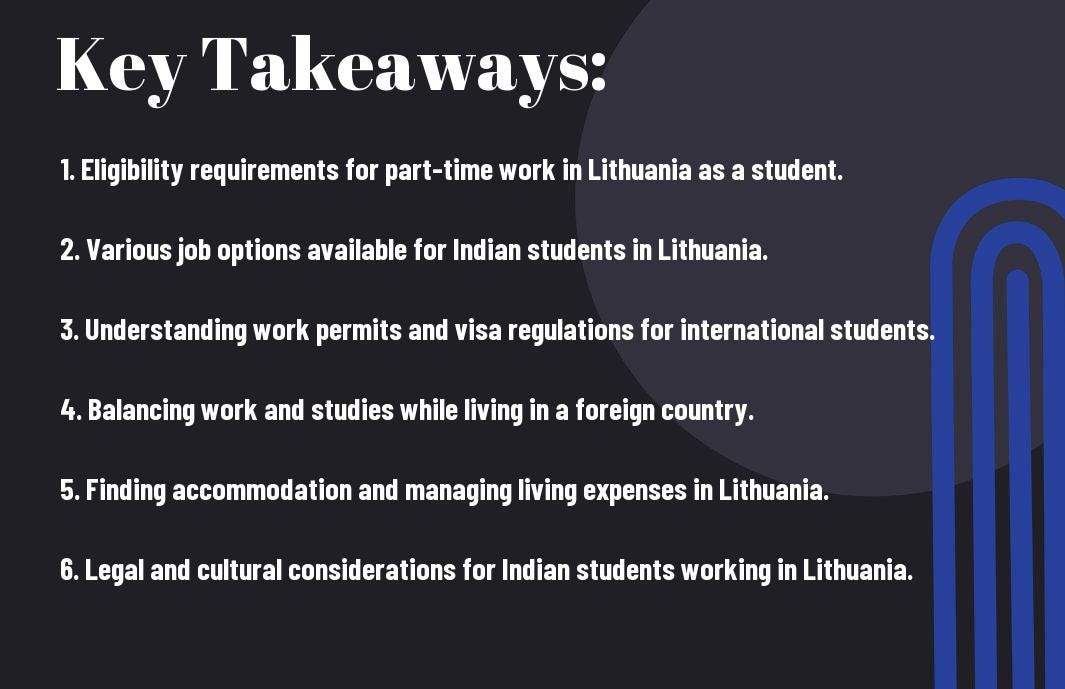 Earning While Learning — Comprehensive Part-Time Jobs Guide in Lithuania  for Indian Students | by Kadamb Overseas | Study Abroad Consultants | Jan,  2024 | Medium