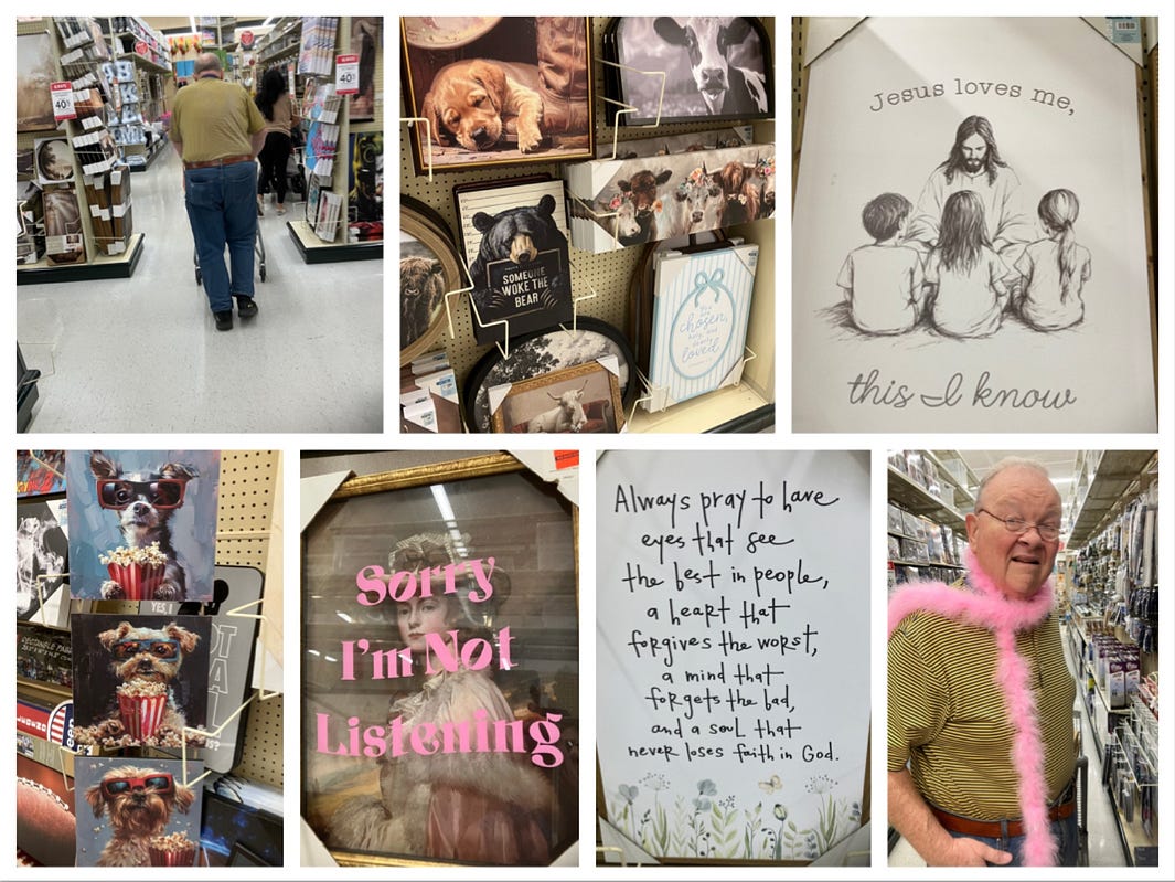 My photo of a Hobby Lobby shopping day.