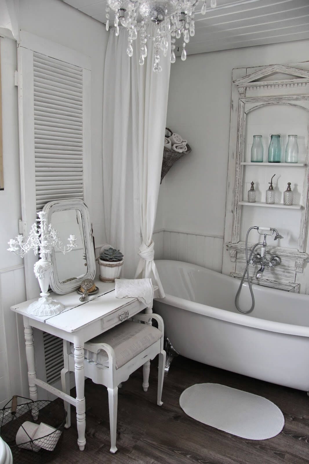 15 Lovely Shabby Chic Bathroom Decor Ideas | by Chuck Finley | Medium