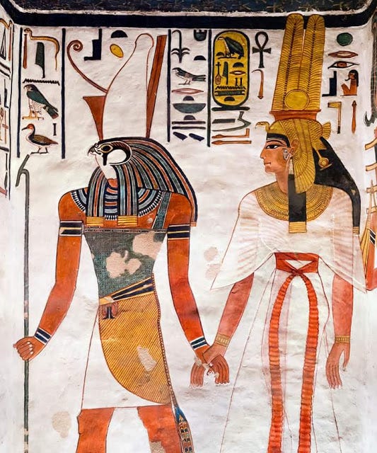 A 3000 Years Old Love Story. Pharaoh Ramesses the Great and Queen