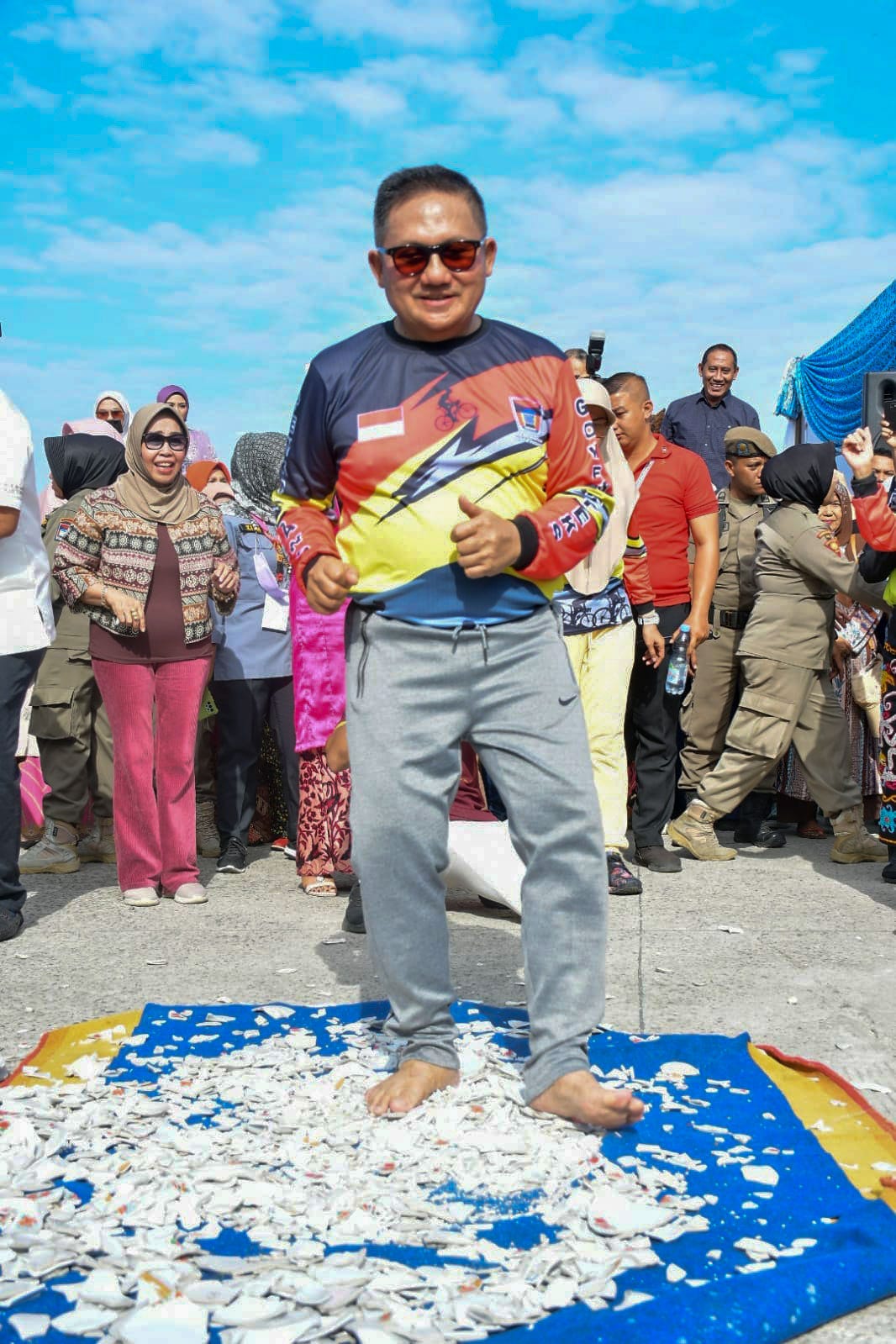 Di Rakernas Apeksi XV, Wali Kota Gorontalo Menari di Atas Pecahan Beling