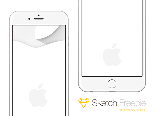 iPhone 6 Sketch  Freebie by N on Dribbble