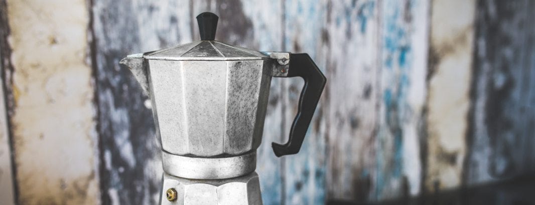 Is it safe to make coffee in an aluminum coffee maker?