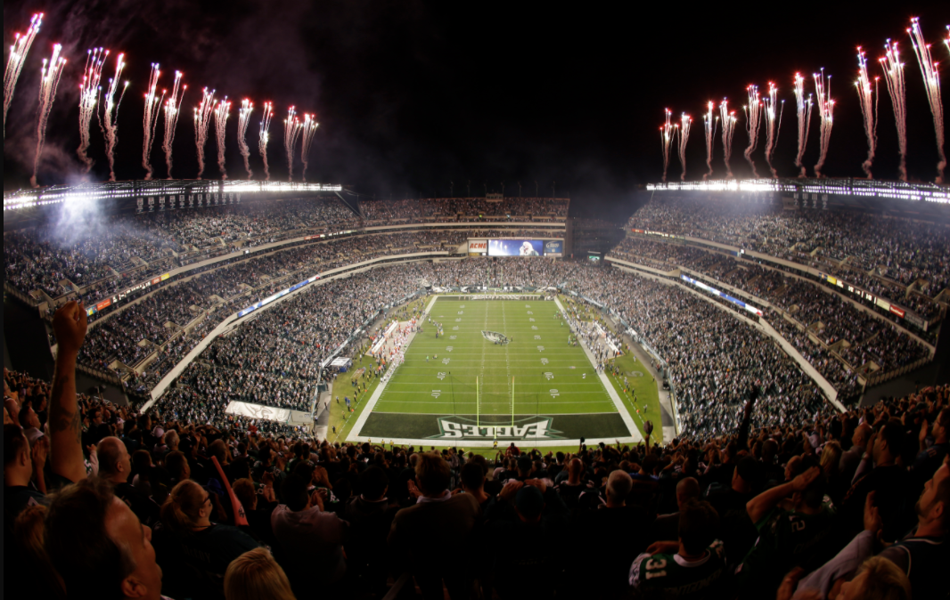 Lincoln Financial Field, section 222, home of Philadelphia Eagles