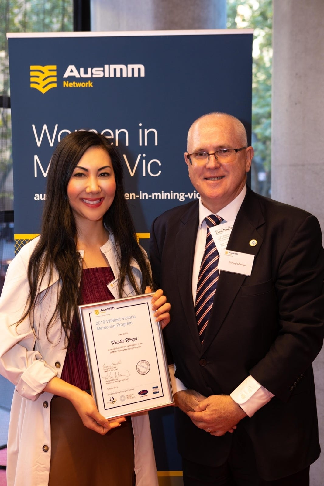 2019 Women in Mining Mentoring Program — if only it was the Sponsoring Program