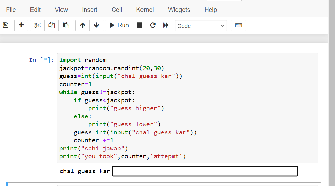 Guessing games in python for beginners level - vishal singh - Medium