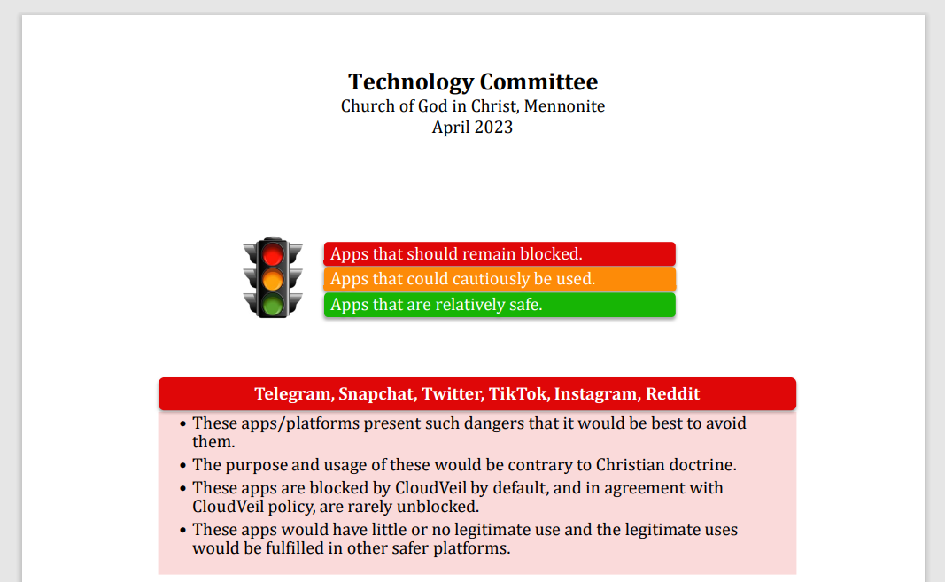 Forbidden Apps: A Church’s Struggle to Control its Members’ Digital