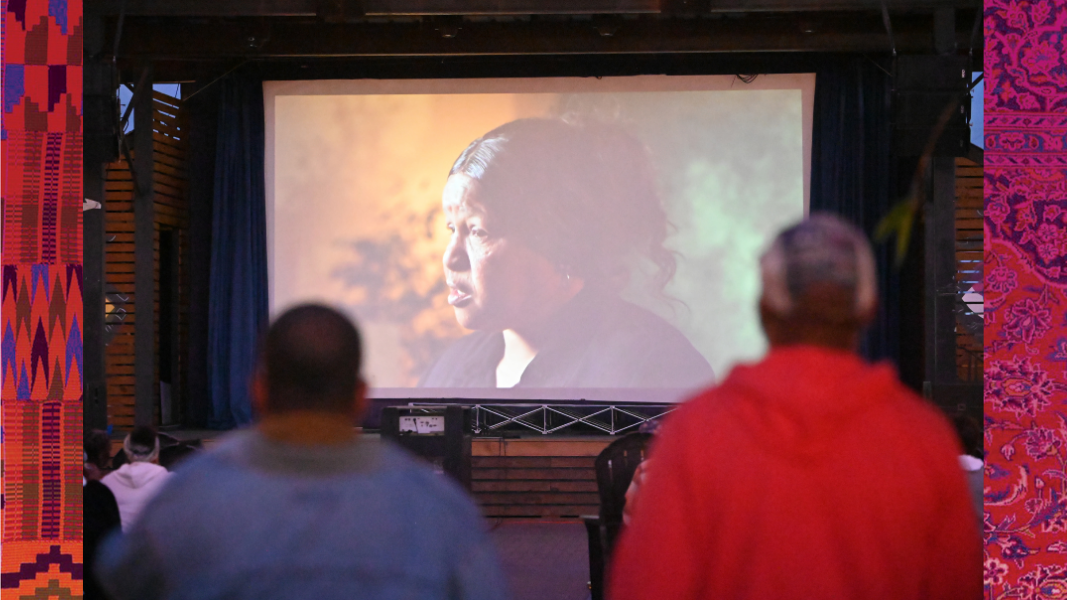 Photo from an “Over Punitive” short documentary screening.