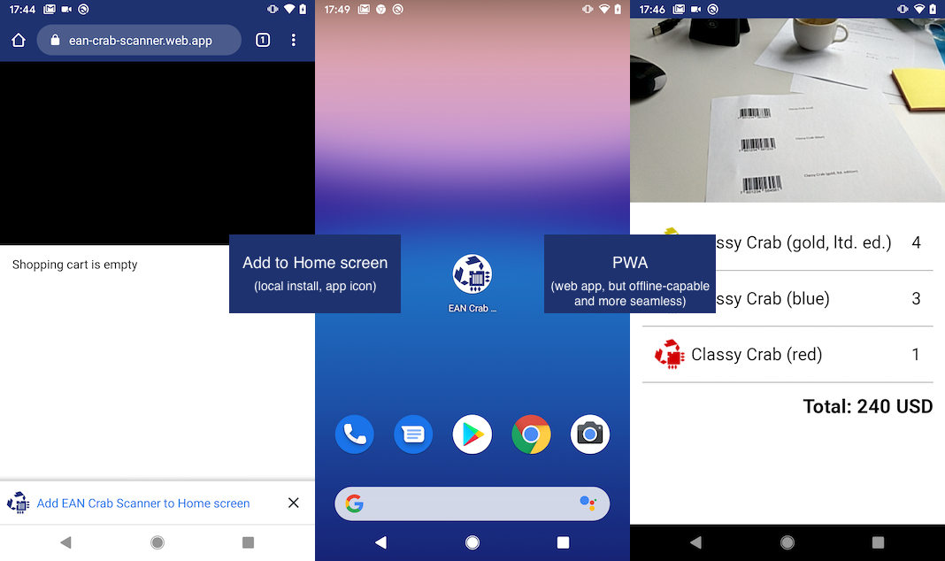 Scanning Barcodes in Progressive  Apps (PWA) using Angular by Alex
