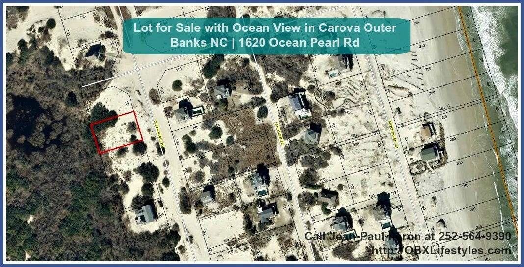 Lot for Sale with Ocean View in Carova Outer Banks NC 1620 Ocean