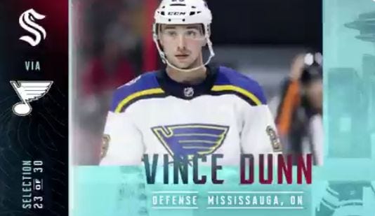 Seattle Kraken Re-Sign Defenceman Vince Dunn - Last Word On Hockey