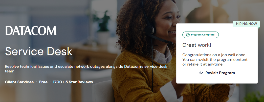 Breaking Into IT Support: What a Datacom Service Desk Simulation Taught Me