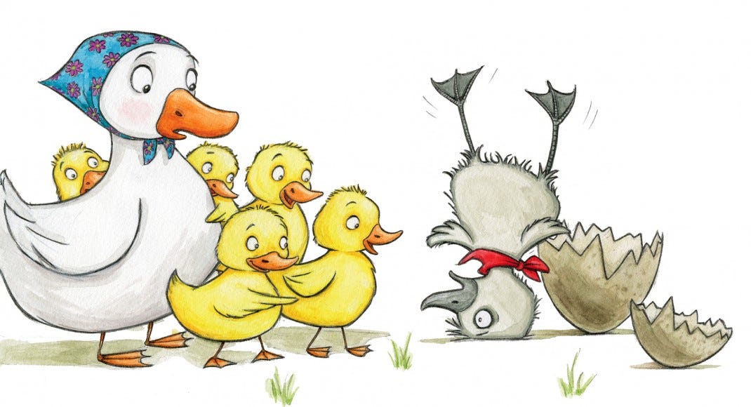 The Ugly Duckling. Who knew we could find something like…, by Shelly