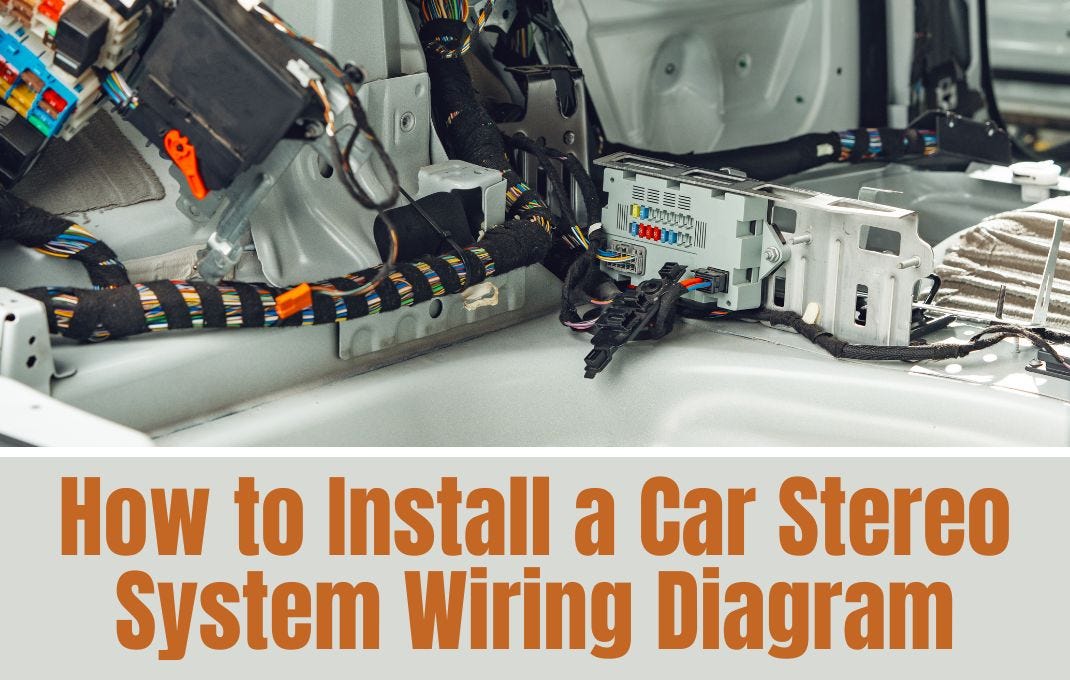 How to Install a Car Stereo System Wiring Diagram Best Guide by