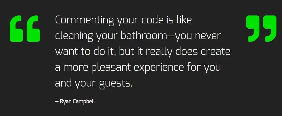 Some Instructions For Code Commenting | by Anish Arya | Medium