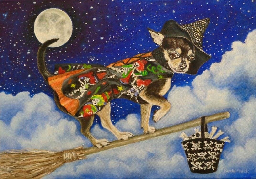Portrait Of witch Tita by Becki Flack