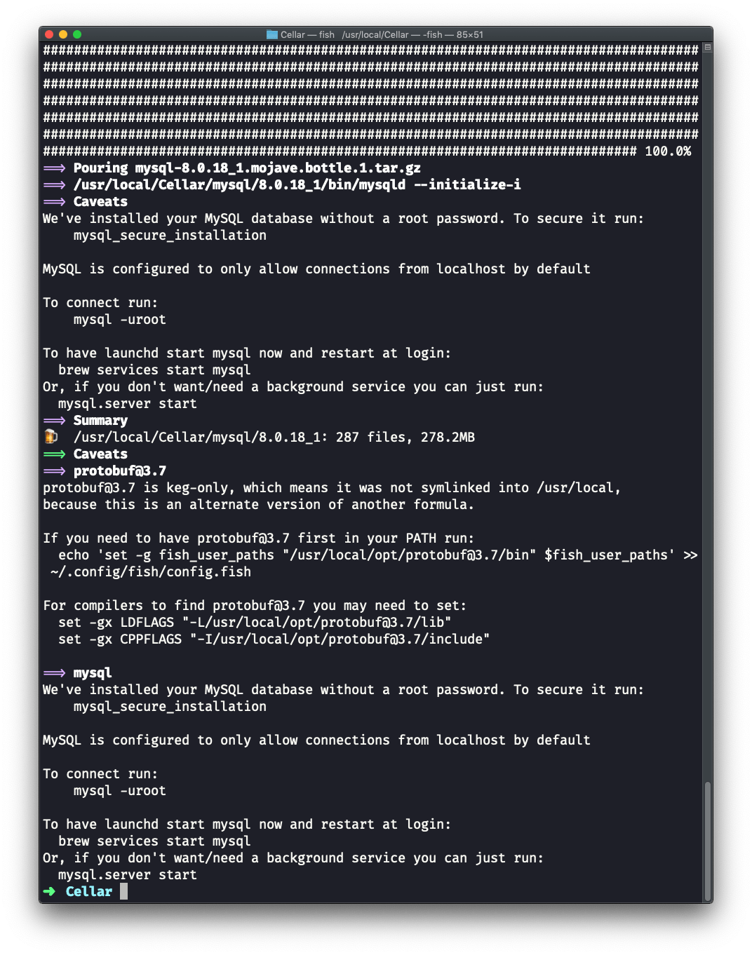 MySQL’i macOS’a nasıl kurarım. Homebrew kullanarak MySQL’i macOS’a