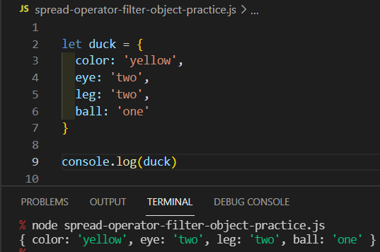 How to use spread operator in Javascript filter some properties in an object  - Supakon_k - Medium