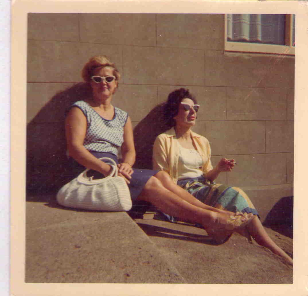 My grandmother and friend (Image/author)
