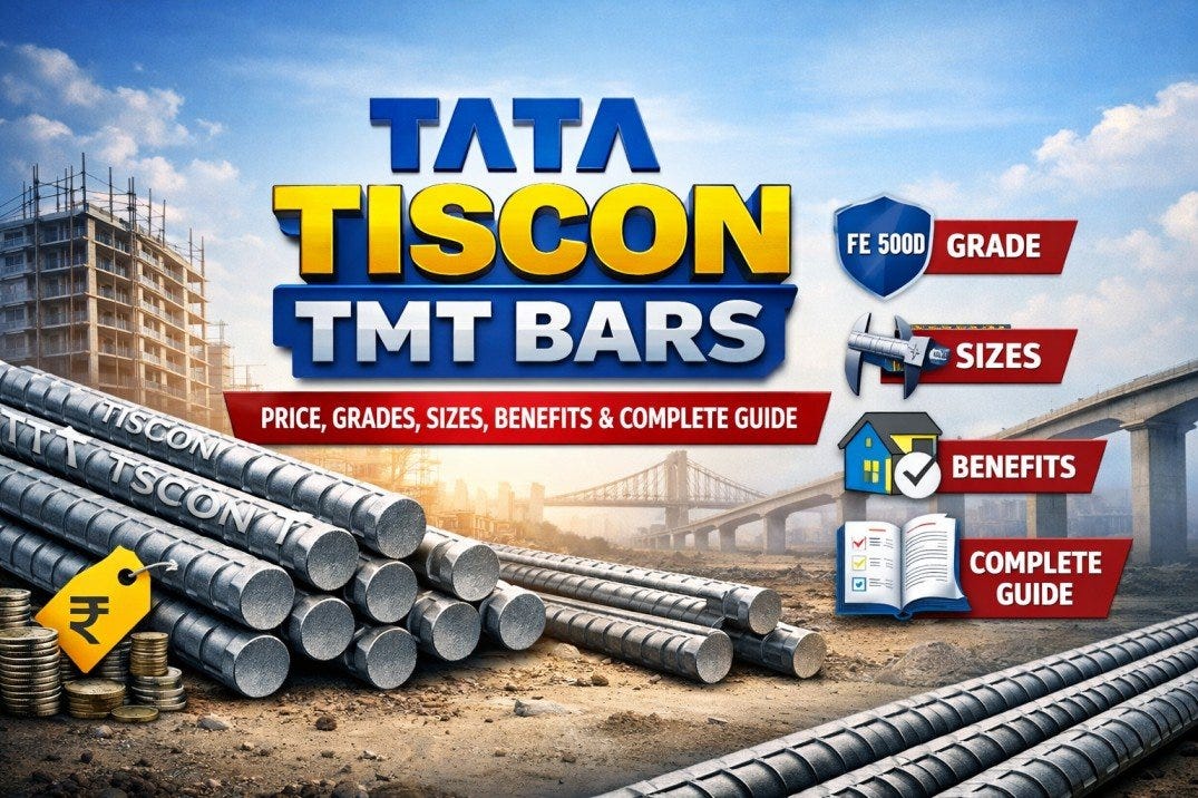 Tata Tiscon TMT Bars: Price, Grades, Sizes & Weight Chart