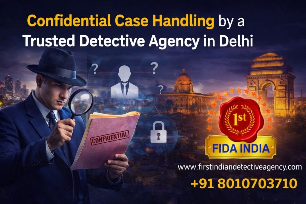 DeetectiveDetective Agency in Delhi — First Indian Detective Agency (FIDA)
