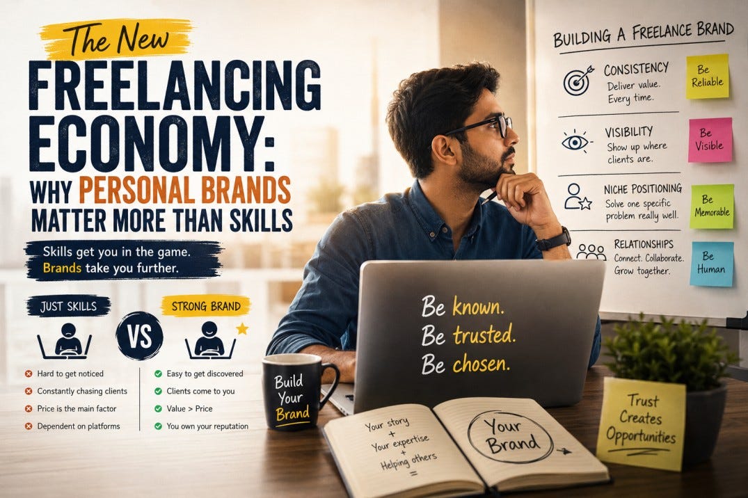 The New Freelancing Economy: Why Personal Brands Matter More Than Skills