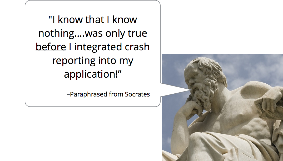 Quality Tracking / Crash Reporting for Desktop Applications by Joey