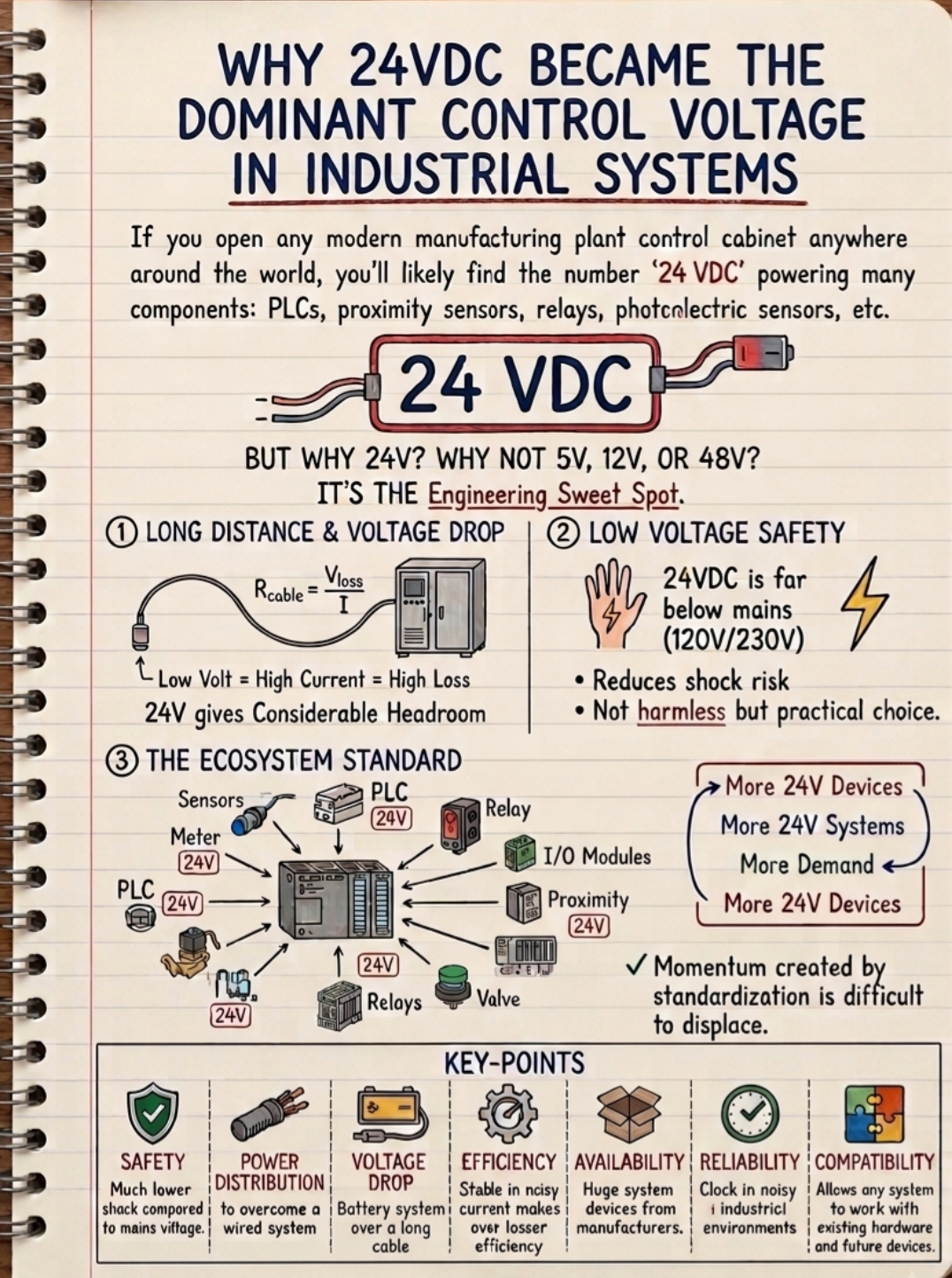 WHY 24VDC BECAME THE DOMINANT CONTROL VOLTAGE IN INDUSTRIAL SYSTEMS