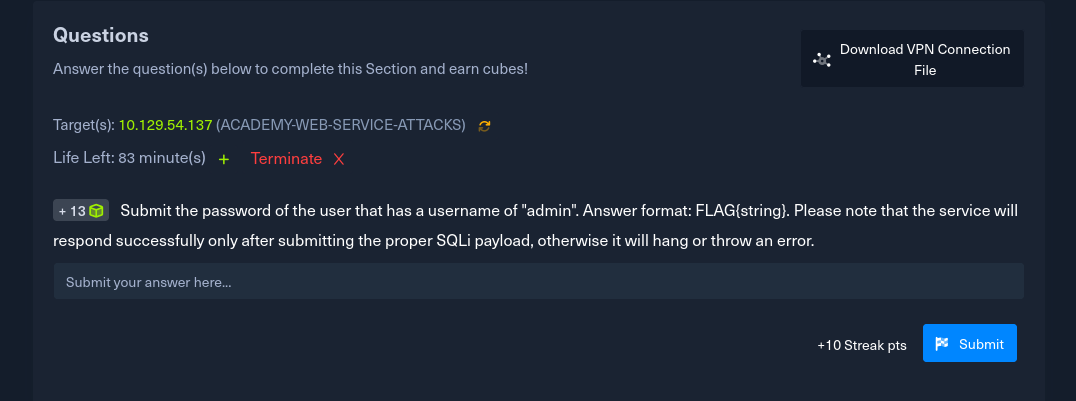 Hackthebox CBBH Çözümleri: “Web Service & API Attacks — Skills Assesment” Çözümü