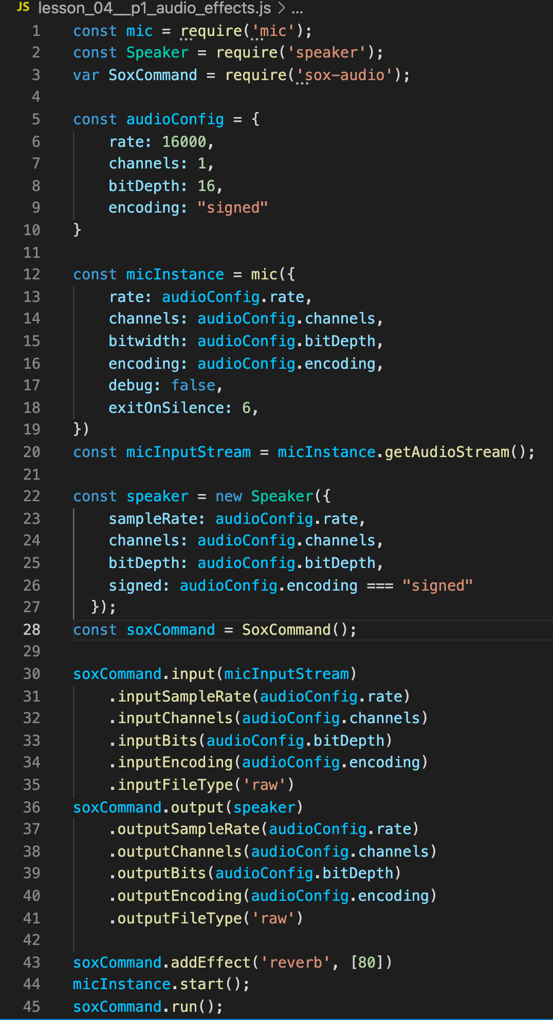 Lesson 4: Apply some audio effects to your voice | by Jurgo Boemo | Medium