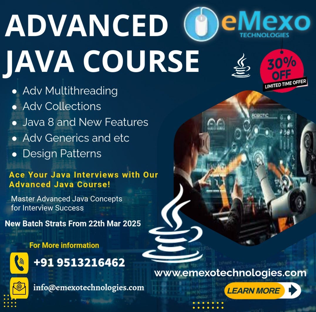 Best Advanced Java Certification Training Course in Bangalore | by ...