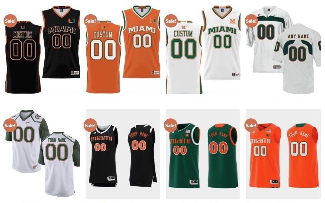 Show Your Team Spirit with a Custom Miami Hurricanes Jersey | by ...