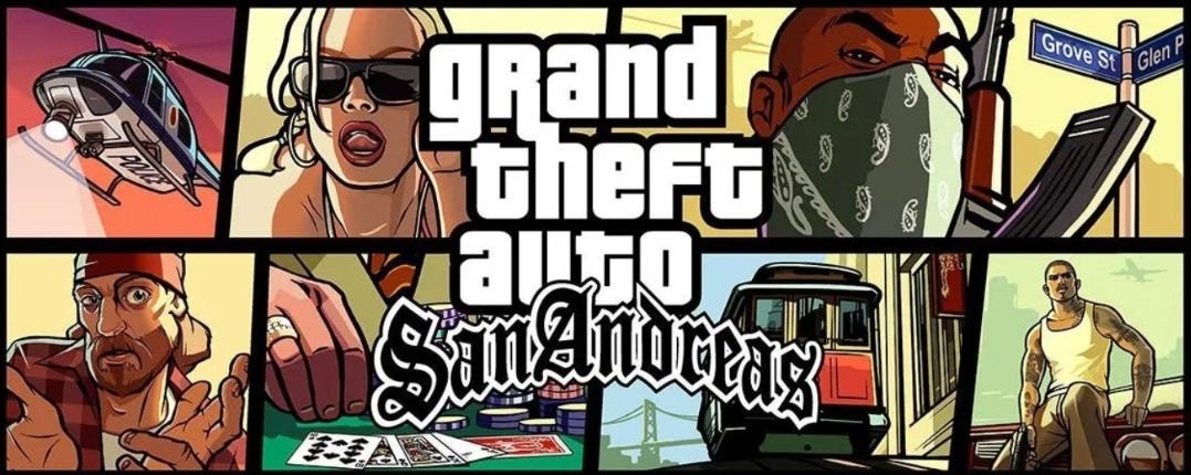 VIDEO GAME REVIEW: GTA San Andreas (2004) | by Karthik Govil | Jun ...