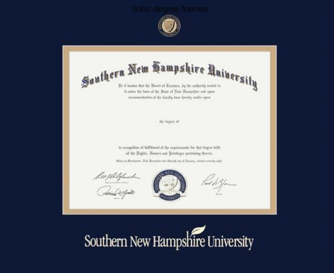 Framing Your Success The Ultimate Guide to SNHU Degree Frames by