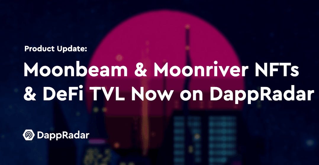 Moonbeam og Moonriver NFT og DeFi TVL nå på DappRadar by fil bil Medium