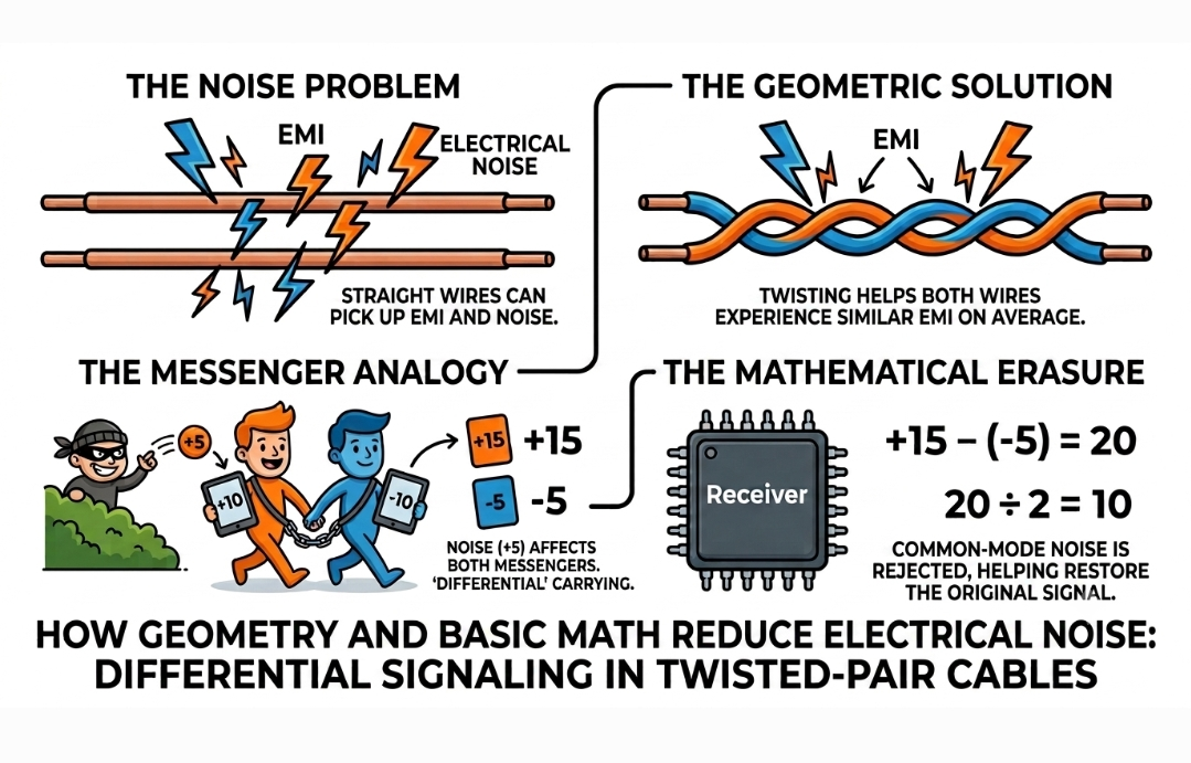 HOW GEOMETRY AND BASIC MATH REDUCE ELECTRICAL NOISE