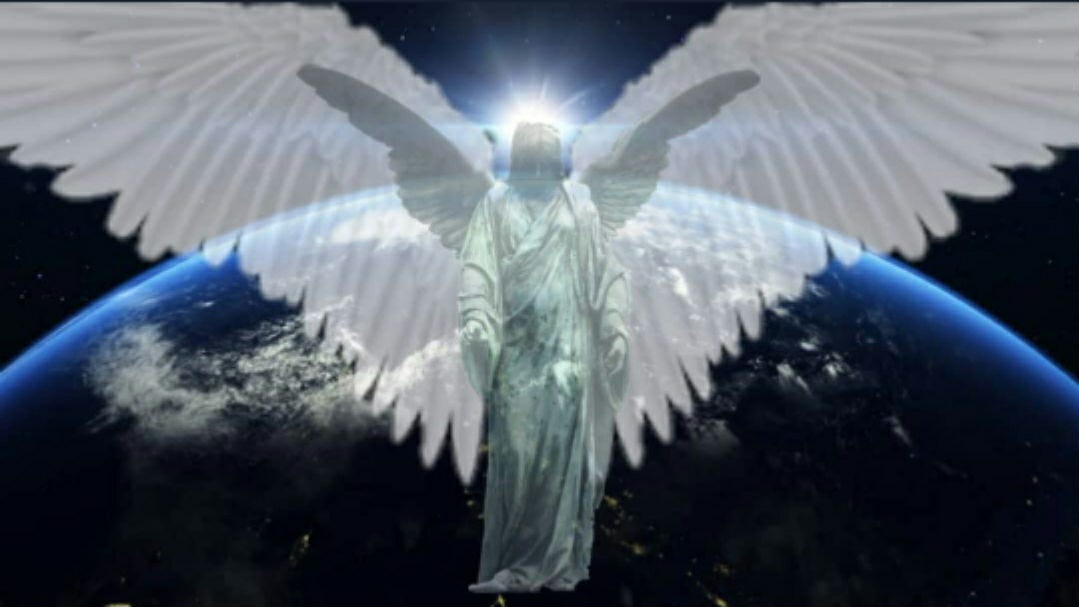The smallest angel can spread his wings and envelop the earth. Resource ...