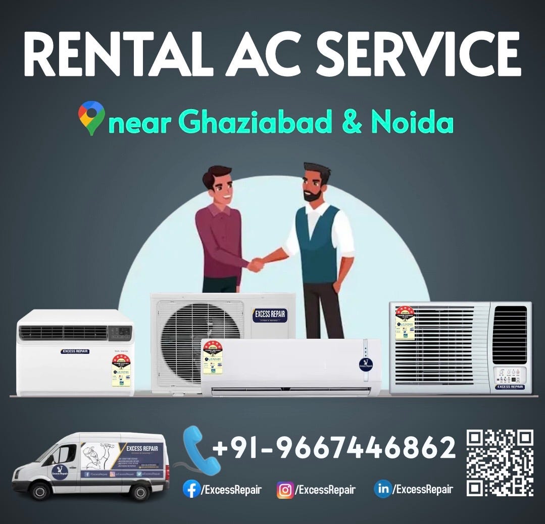 Rental AC Service Now Available for Ghaziabad & Noida Residents with